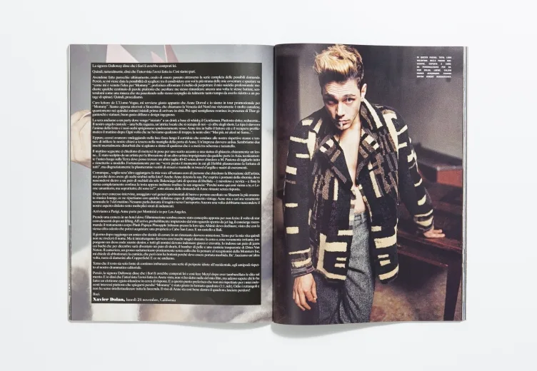 L’Uomo Vogue - December 2014 Xavier Dolan by Shayne Laverdière