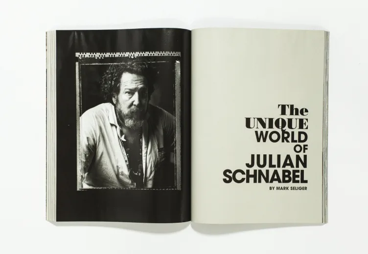 L'UOMO VOGUE - July/August 2007 Julian Schnabel by Mark Seliger