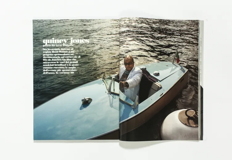 L'UOMO VOGUE - December 2007 Quincy Jones by Luca Stoppini