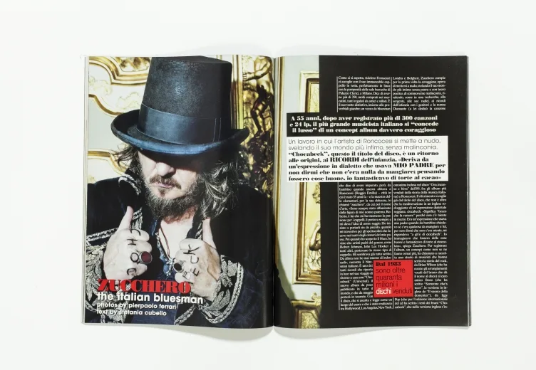 L'UOMO VOGUE - December 2010 Zucchero by Pierpaolo Ferrari