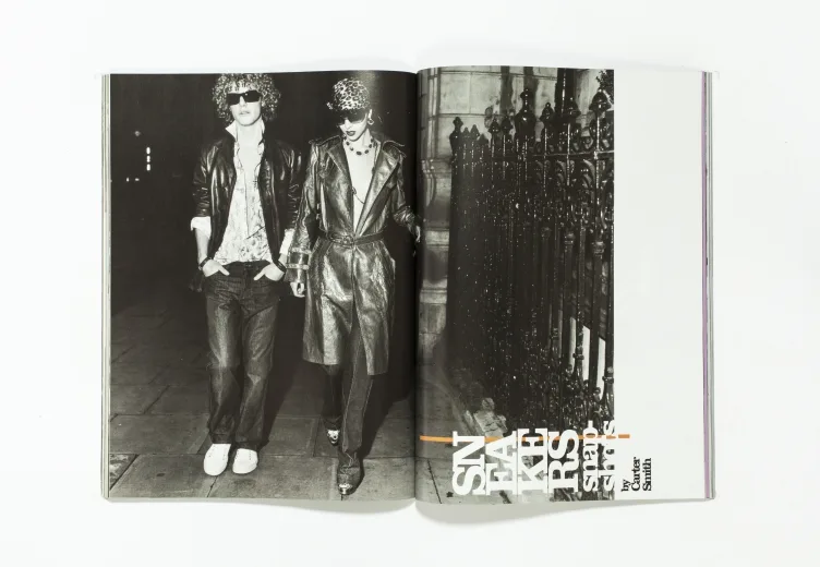 VOGUE ITALIA SPORT January 2004 Sneakers snapshots by Carter Smith