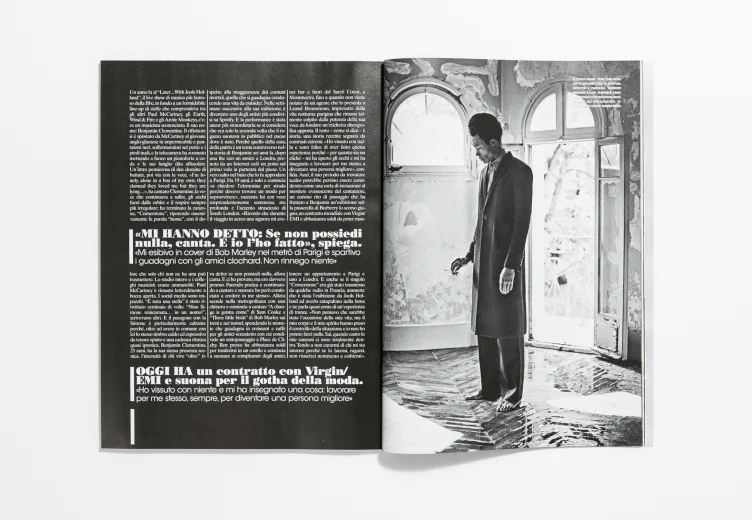 L’Uomo Vogue - November 2014 Benjamin Clementine by Boo George