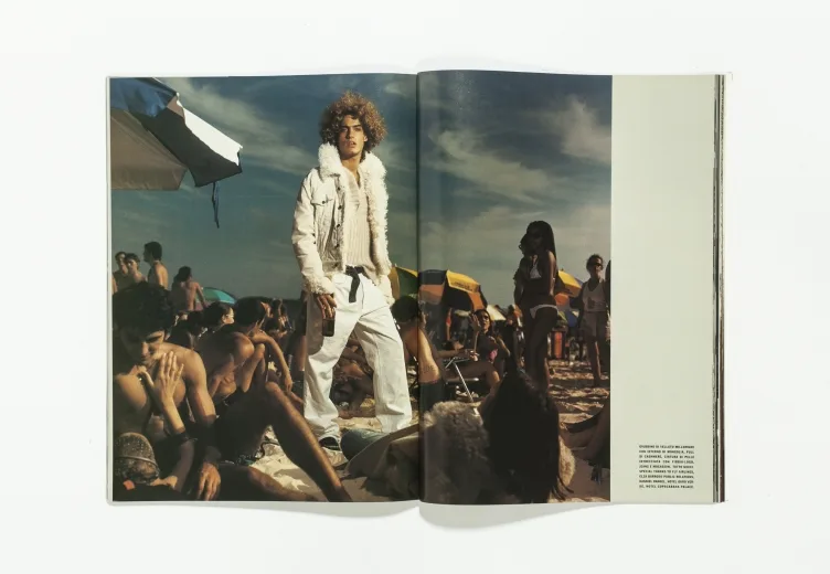 L'uomo Vogue - November 2001 Brazilian Outlines by Michel Comte