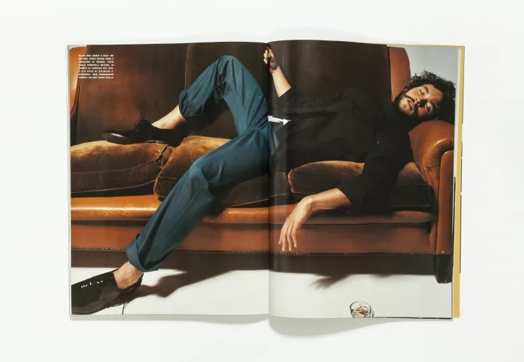 L'UOMO VOGUE - February 2004 Hugh dancy by Michel Comte