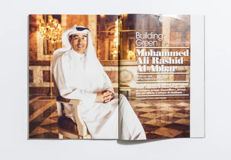 L'UOMO VOGUE - November 2014 Mohammed Ali Rashid Al Abbar by Dylan Don