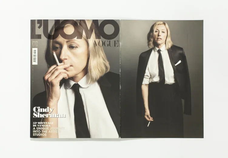 L'UOMO VOGUE - May - June 2009 Cindy Sherman by Mark Seliger