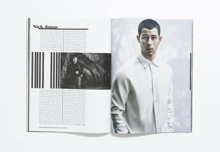 L'uomo Vogue - December 2015 Nick Jonas