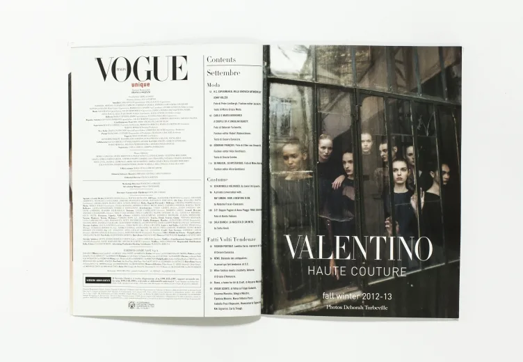 VOGUE ITALIA - HAUTE COUTURE September 2012 Fall Winter 2012/2013 by Deborah Turbeville