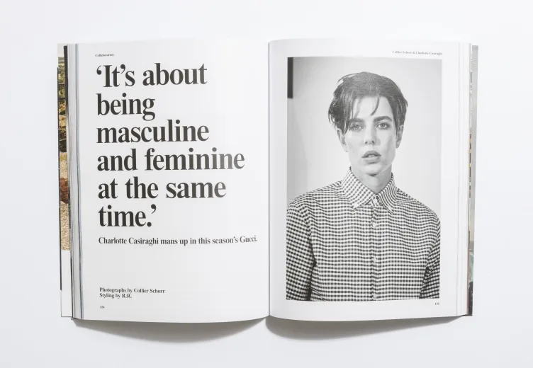Charlotte Casiraghi September 2016 by Collier Schorr