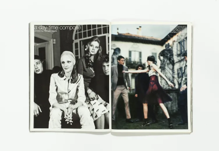 L'uomo Vogue - April 2000 A day-time composé by Manuela Pavesi