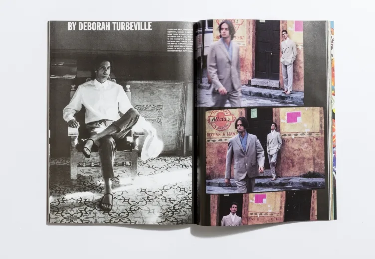 L'UOMO VOGUE - March 2001 No retro makeover by Deborah Turbeville