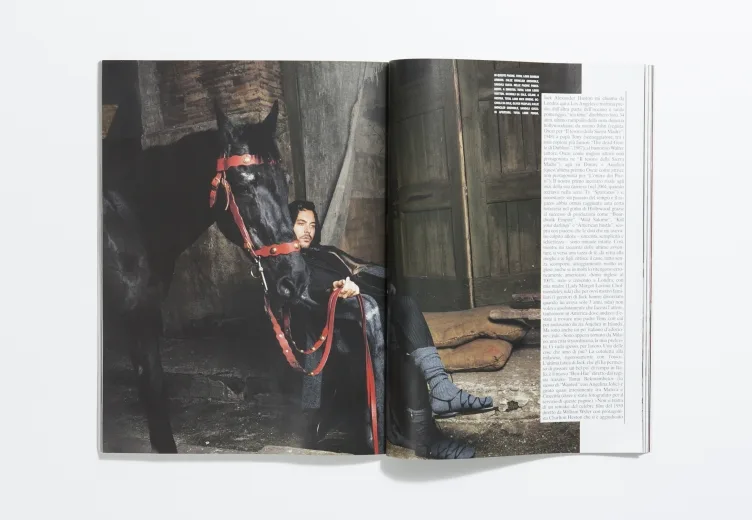 L’Uomo Vogue - July/August 2016 Jack Huston by Michel Comte