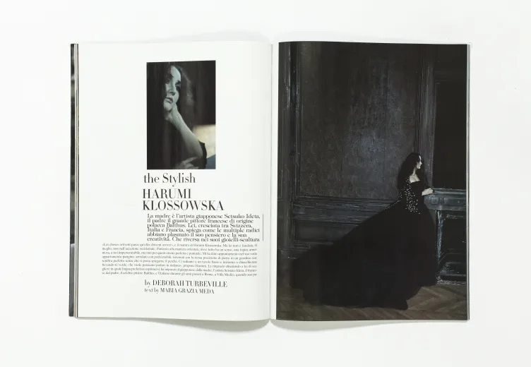 VOGUE ITALIA - HAUTE COUTURE March 2012 Haruki Klossowska by Deborah Turbeville