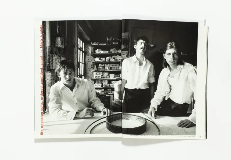 L'uomo Vogue - January 2000 life-occasion suite by James Moore