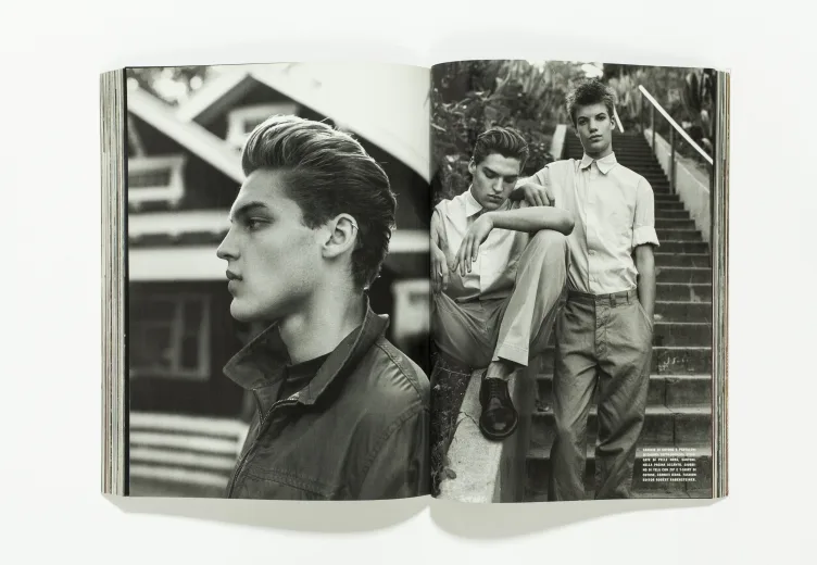 L'uomo Vogue - April 2004 People at Silver Lake by Paul Jasmin