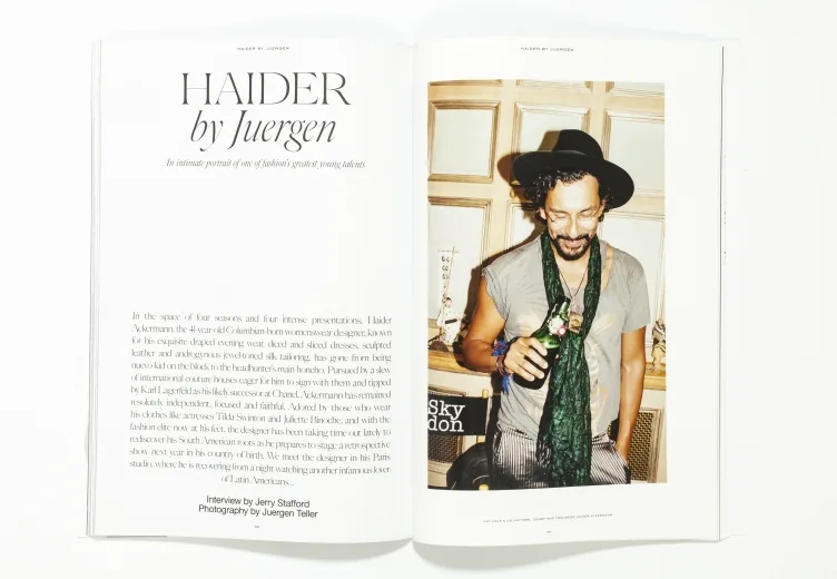 Industrie - Haider Ackermann by Jurgen Teller