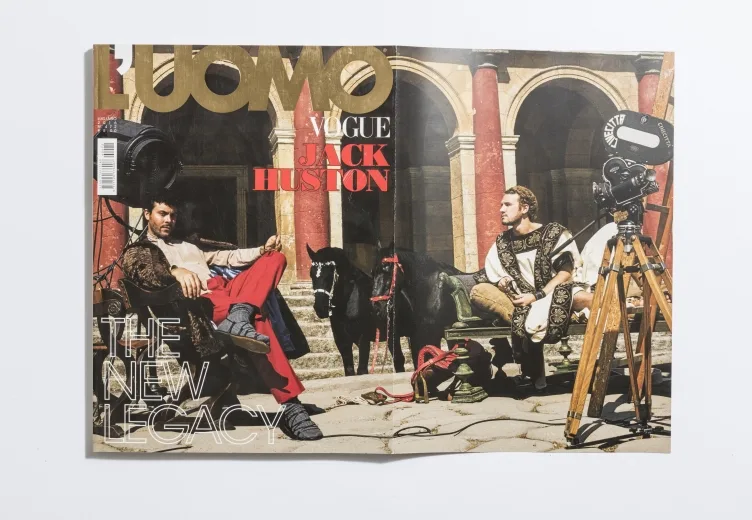 L’Uomo Vogue - July/August 2016 Jack Huston by Michel Comte