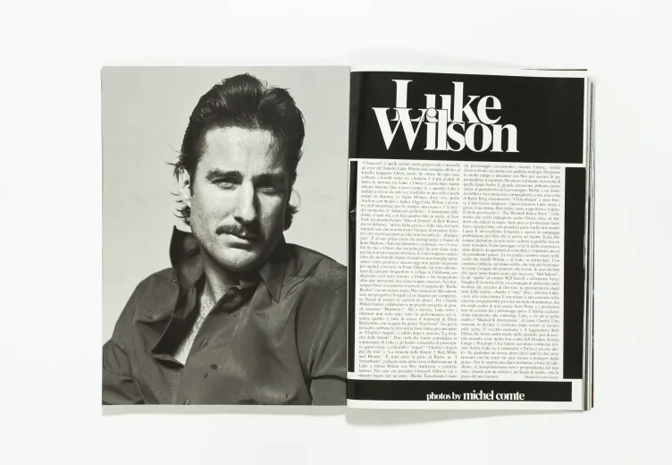 L'UOMO VOGUE - September 2003 Luke Wilson by Michel Comte