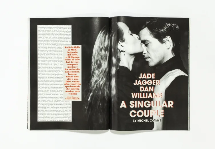 L'UOMO VOGUE - February 2007 Jade Jagger Dan Williams by Michel Comte