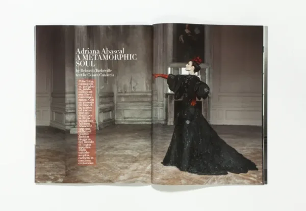 VOGUE ITALIA - ALTA MODA March 2013 Adriana Abascal A metamorphic soul by Deborah Turbeville