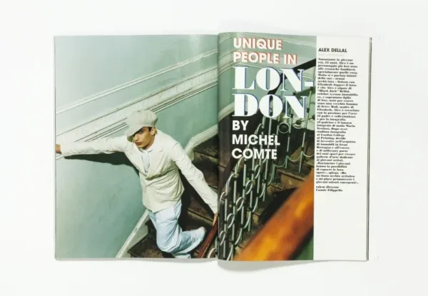 L'UOMO VOGUE Febbraio 2007 Unique people in London by Michel Comte