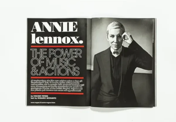 L'UOMO VOGUE - October 2011 Annie Lennox by Vincent Peters