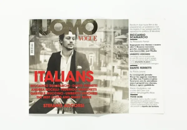 L'UOMO VOGUE - March 2011 Stefano Accorsi by Paolo Roversi