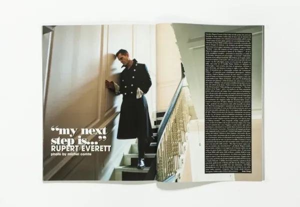 L'UOMO VOGUE - December 2007 Rupert Everett by Michel Comte