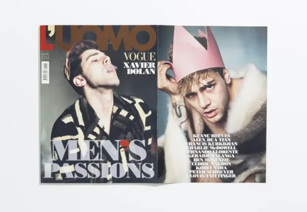 L’Uomo Vogue - December 2014 Xavier Dolan by Shayne Laverdière