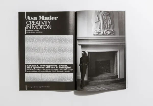 L'UOMO VOGUE - November 2014 Asa Mader by Satoshi Saikusa