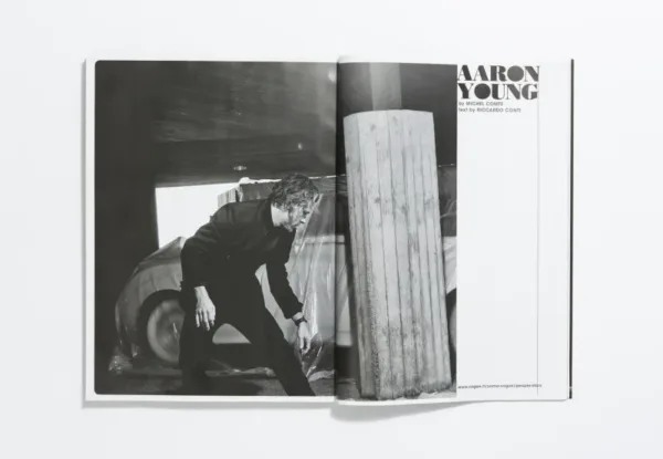 L’Uomo Vogue - January 2016 Aaron Young Michel Comte