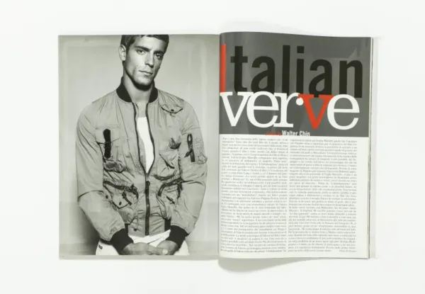 L'UOMO VOGUE - February 2003 ltalian verve by Walter Chin