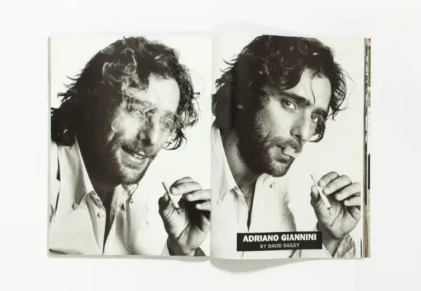 L'uomo Vogue - february 2002 Adriano Giannini by David Baley