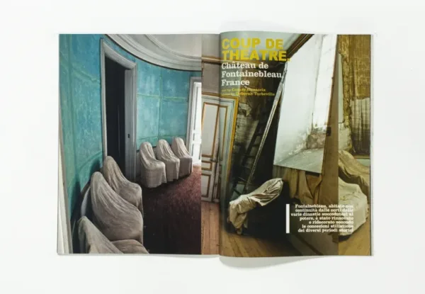 VOGUE CASA - April 2012 Coup de theatre Chateau de Fontainebleau - France by Deborah Turbeville