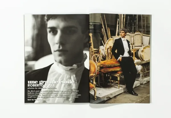 L'UOMO VOGUE - December 2007 Roberto Bolle by Deborah Turbeville