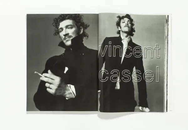L'uomo Vogue - September 2001 Vincent Cassel by Michel Comte