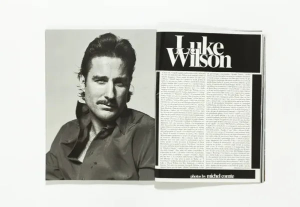 L'UOMO VOGUE - September 2003 Luke Wilson by Michel Comte