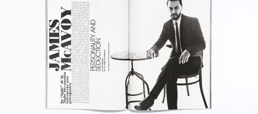 L'UOMO VOGUE - December 2016 James McAvoy by Tom Munro