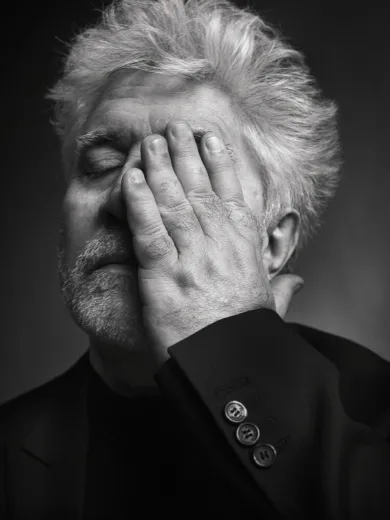 L'UOMO VOGUE COVER - APRIL 2017 PEDRO ALMODOVAR BY MARK SELIGER