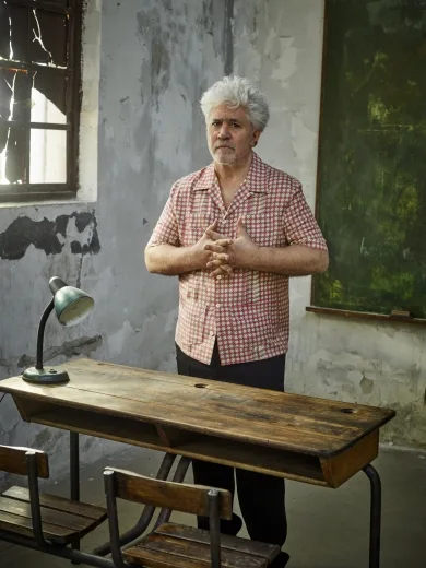 L'UOMO VOGUE COVER - APRIL 2017 PEDRO ALMODOVAR BY MARK SELIGER