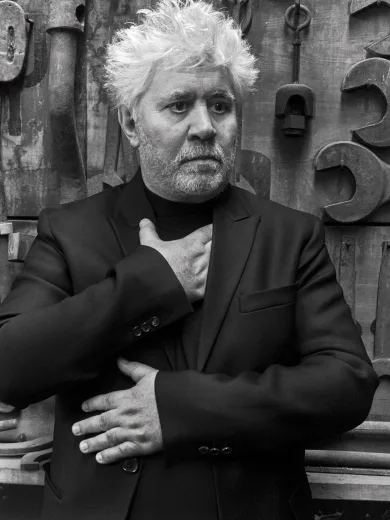 L'UOMO VOGUE COVER - APRIL 2017 PEDRO ALMODOVAR BY MARK SELIGER